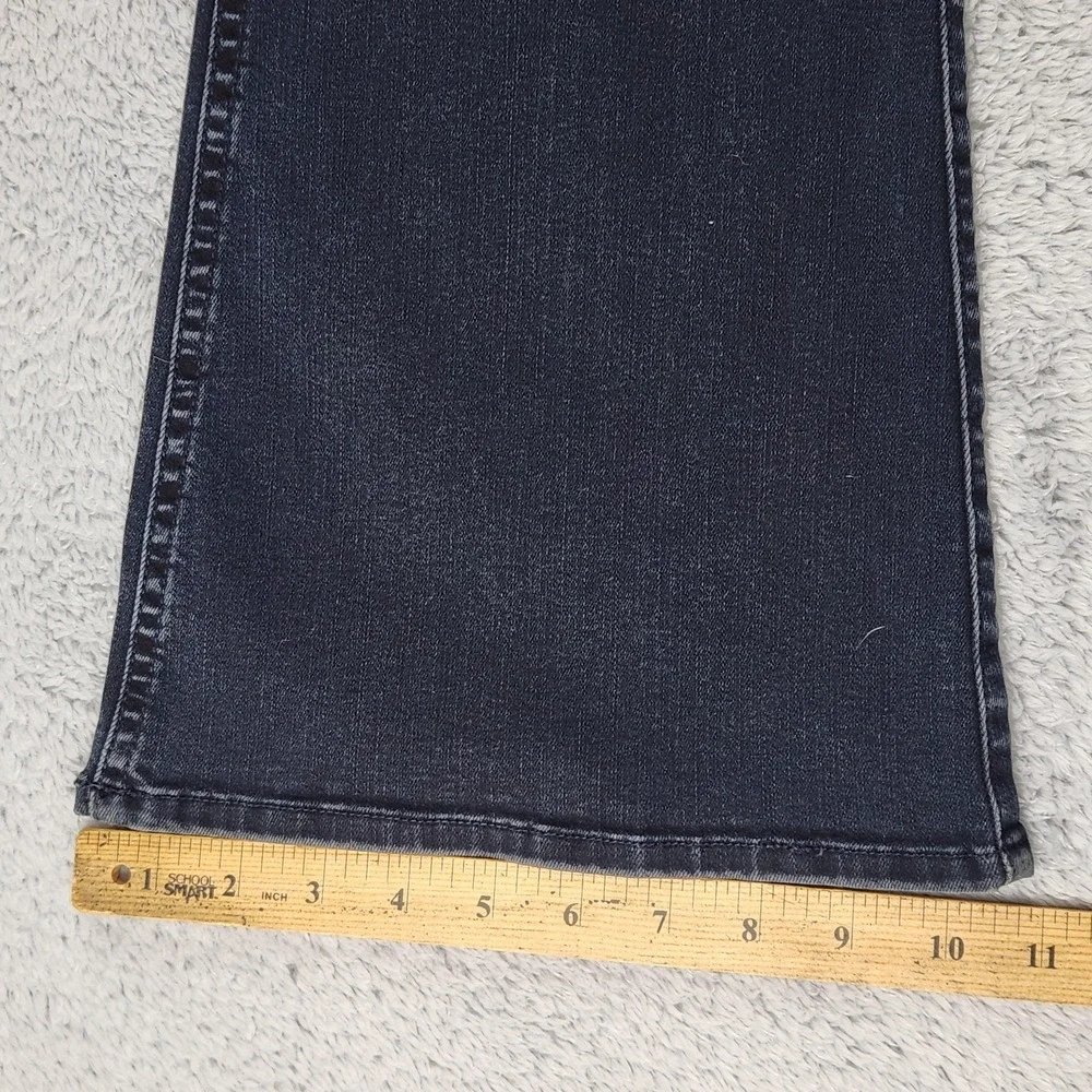 Fidelity Jeans Womens 27x32 Blue Saffron High Rise Skinny Flare Made USA Denim - Picture 10 of 16